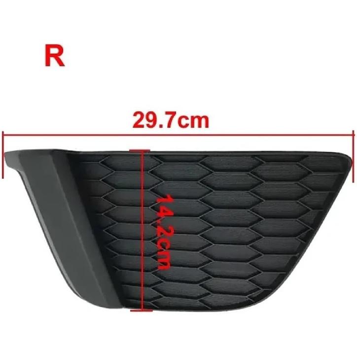 Fog Light Frame. Car Front Bumper Under Grille. Fog Lamp Cover.Compatible For Fit 2014 2015 2016 2017. Auto Parts(Left)