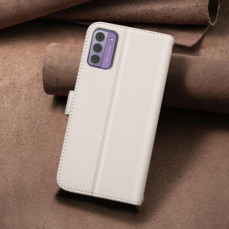 For Nokia G42 G22 C22 C32 Luxury Case Checkered Leather Card Book Funda Nokia G22 Case Phone C 32 22 G 42 Flip Cover Shockproof