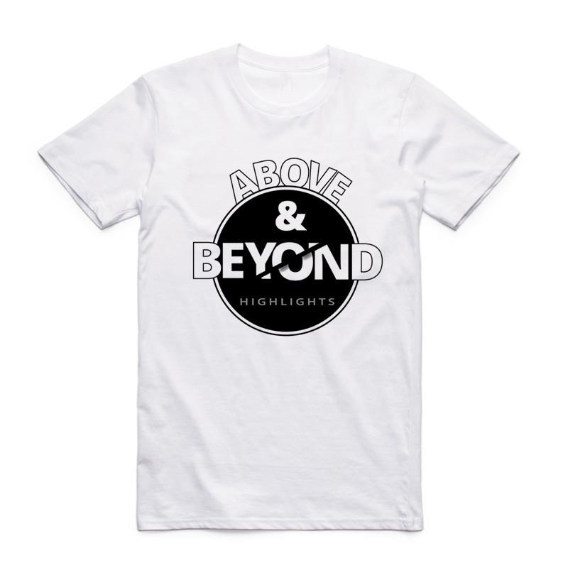2019 Fashion Men Print Above & Beyond Design T-shirt O-Neck Short Sleeves Summer Dj Trance Music Hipster Cool Streetwear Top Tee