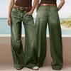 2026 New Women's Loose Fit Wide Leg Straight Jeans, Vintage Slimming Cropped Denim Pants for Casual Daily Wear