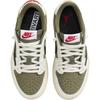 Travis Scott x Air Jordan 1 Retro Low OG SP PS Reverse Olive / Medium Olive Zapatillas para Niños Verde Negro Vela DO5442-200