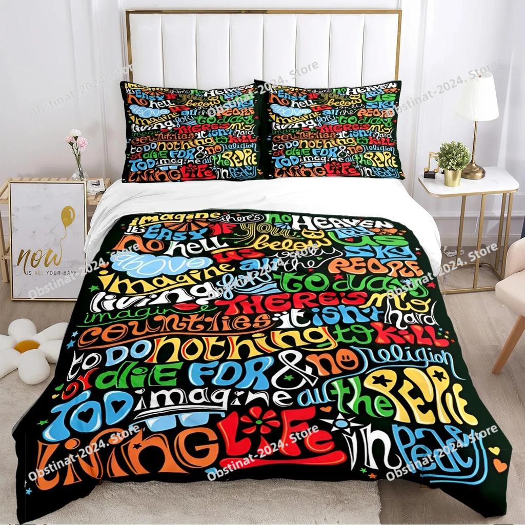 Friends Funny anime All Season Duvet Cover Comforter Bedding set Ultra Soft Quilt Cover and Pillowcases SingleDoubleQueenKing