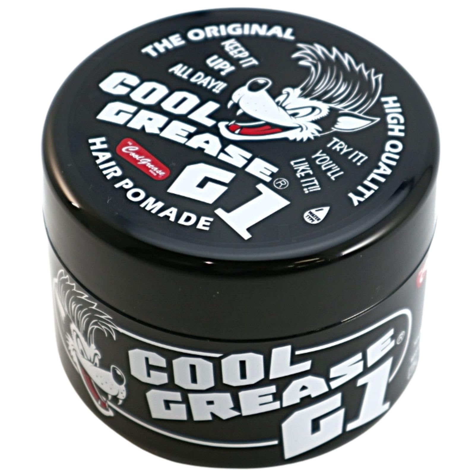 Sakamoto Koseido Fine Cool Grease G1 210g Unscented Pomade for Men and Women, Hair Styling Product, Hair Grease, Barber Style