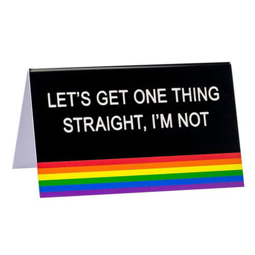 Sag Was Tischschild Groß (Stolz)