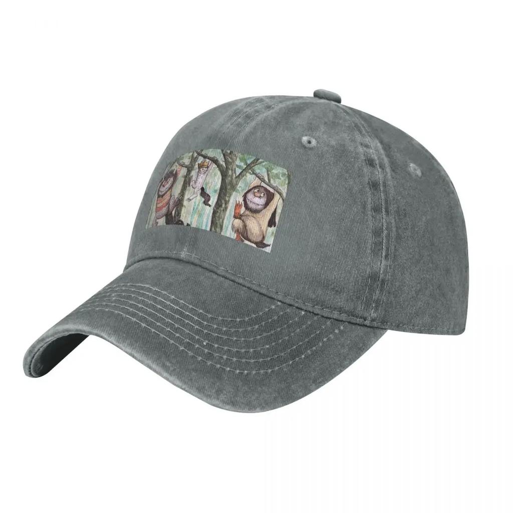 Where the Wild Things Are Baseball Cap Military Cap Unisex Visor New Hat Hat Unisex Luxury Unisexs Womens