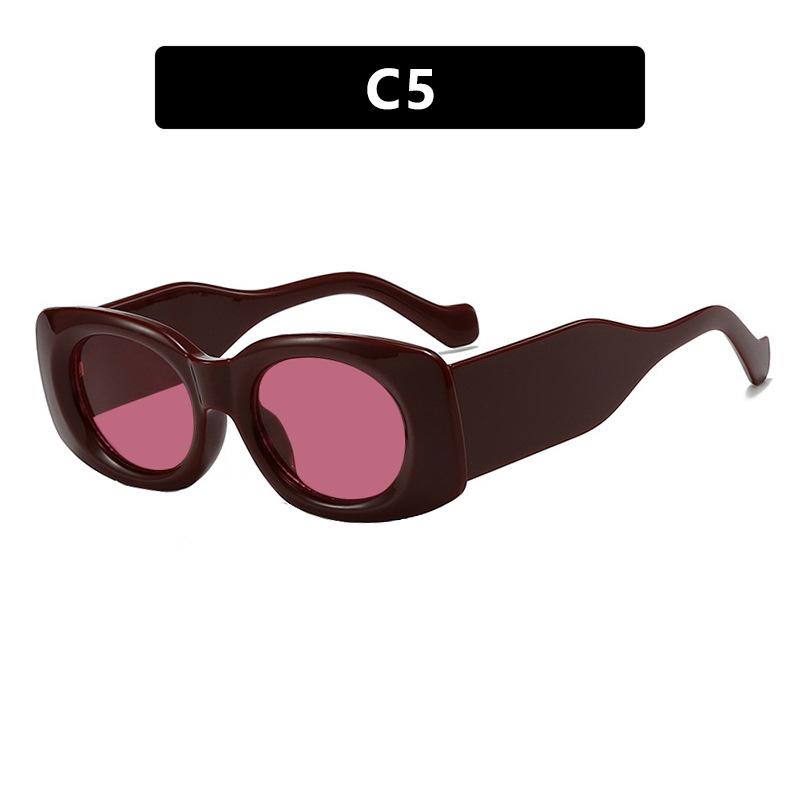 

Luxury Brand Designer Thickness Jelly Green Frame Sunglasses Women For Men 2026 New Vintage Oval Lens Sun Glasses Punk Eyewear