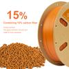 ERYONE Carbon Fiber PETG 3D Printer Filament 1.75MM Diameter 1kg Vivid Orange