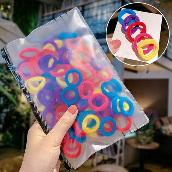 Buntes elastisches Haarband für Mädchen – Weiches, haarschonendes Accessoire