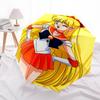 1pc Sailor Moon Inspired Umbrella Auto Open Close, Portable 3-Fold Design, 8-Bone Iron Frame, Outdoor, Perfect Gift for Fans, Travelers, Everyday Use.