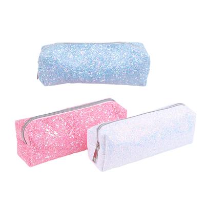 Kawaii Glitter Pencil Case Pencil Box Pencilcase Pencil Pouch Pencil Bag Stationery Supplies Sequin Makeup Bag Cosmetic Bag