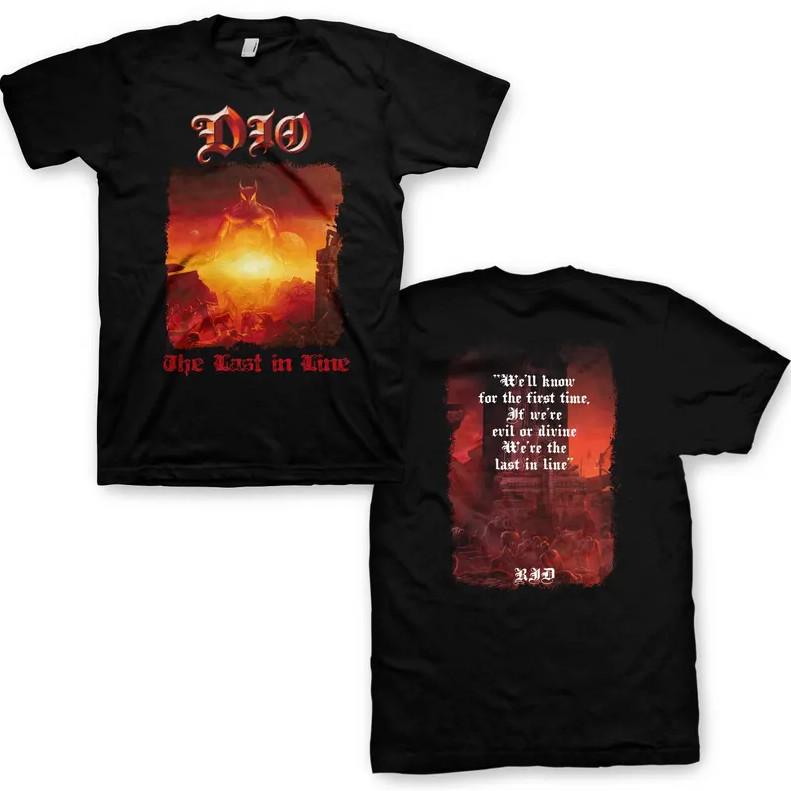 Dio – Last In Line Heavy Metal TShirt M to 5XL Black Unisex T-Shirt XL