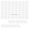 Set of 100 Smooth Operating Curtain Side Rails Pulleys for Easy Installation Curtain Track Rollers Gliders Hooks Set D57B