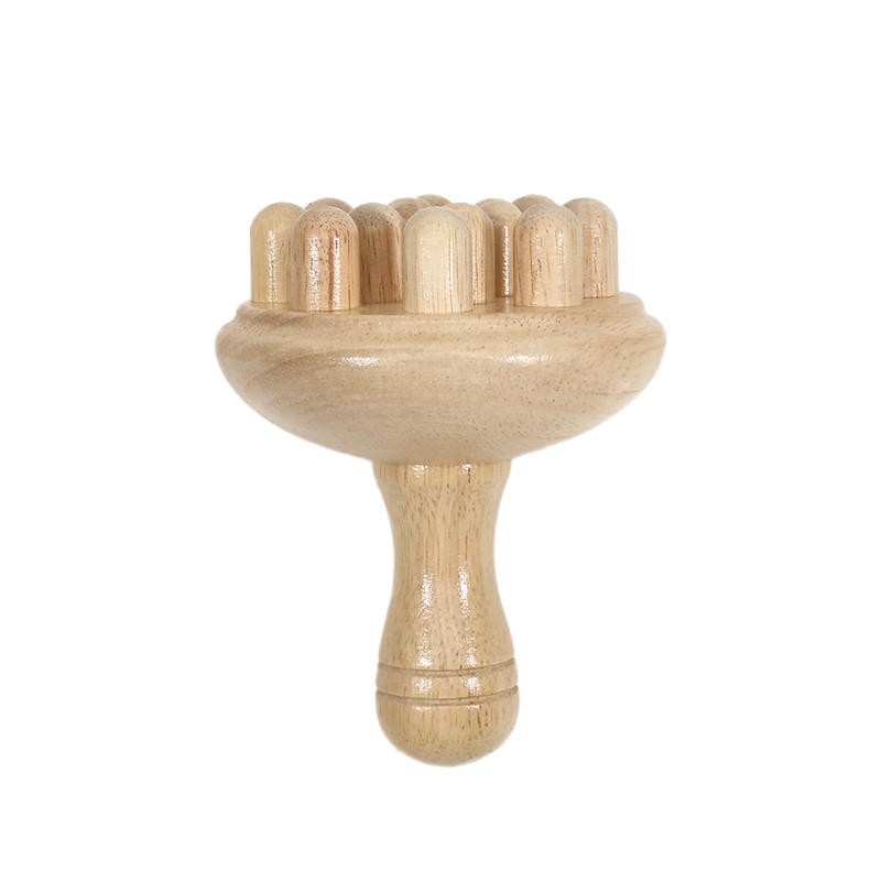 Massage Comb To Relax Muscles Wooden Scraping Tool Whole Body Meridian Solid Wood Rolling Bar Meridian Massager Hair Scalp Comb