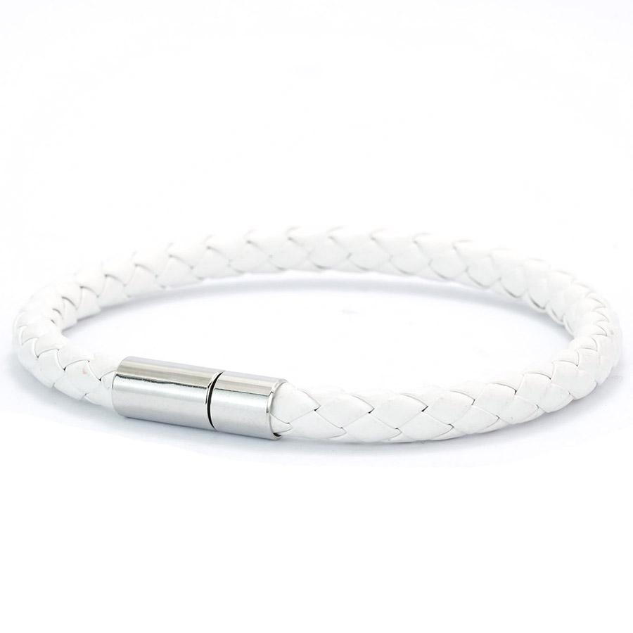 

4 Colors Leather Bracelet Homme Hiphop Rock Locomotive Cool Riding Hand Bangle Herrenarmband Accessories Hombre Punk Jewelry белый