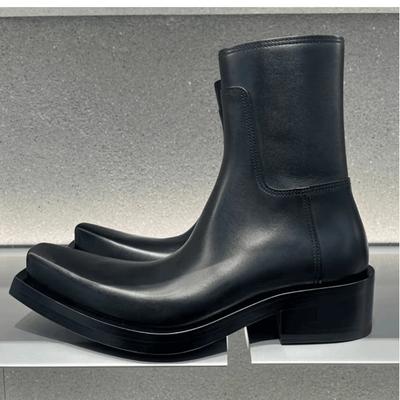 Chelsea Britse Casual Mode Knappe Heren Hoge Top Trendy Binnenverhoging Locomotief Laarzen Puntig