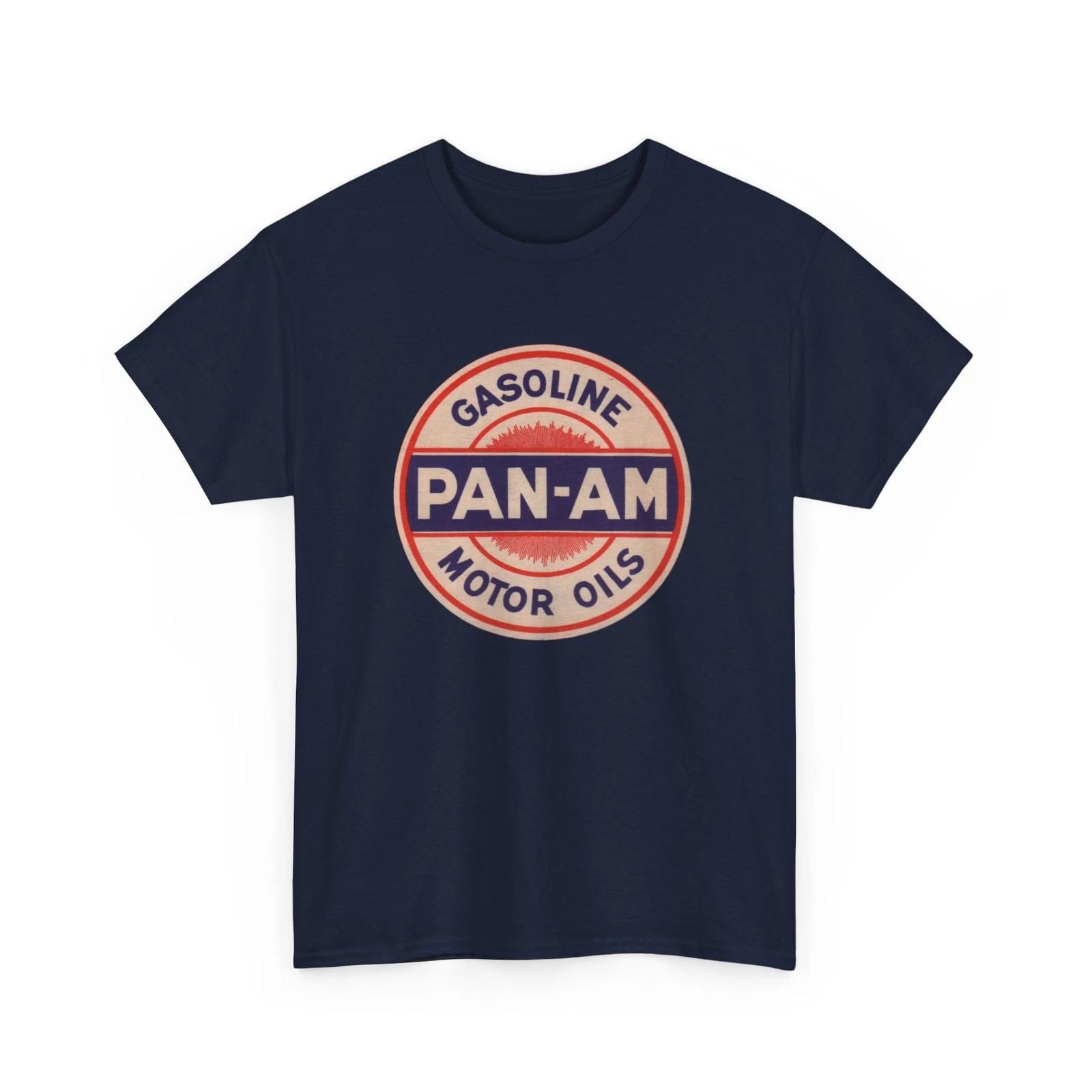 Pan-Am Gasoline Printed T shirt Vintage Petroleum Collectible ESSO Sinclair Hess S
