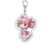 1pc Anime Puella Magi Madoka Magica Kaname Akemi Homura Cartoon Keychain Bag Tag ACG Decorative Baji Keyring