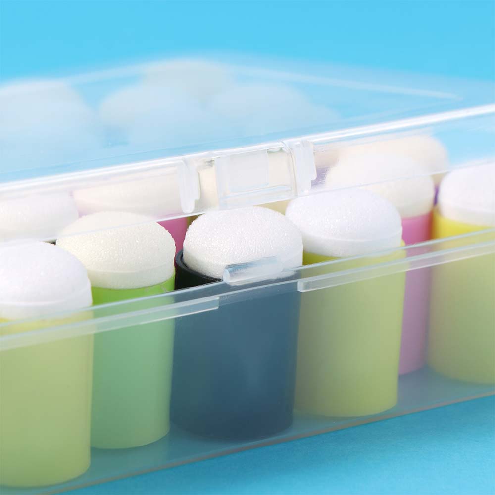 30pcs Inking Staining Dauber Sponge DIY Painting Finger Cot Finger Painting Sponge  Hand Account