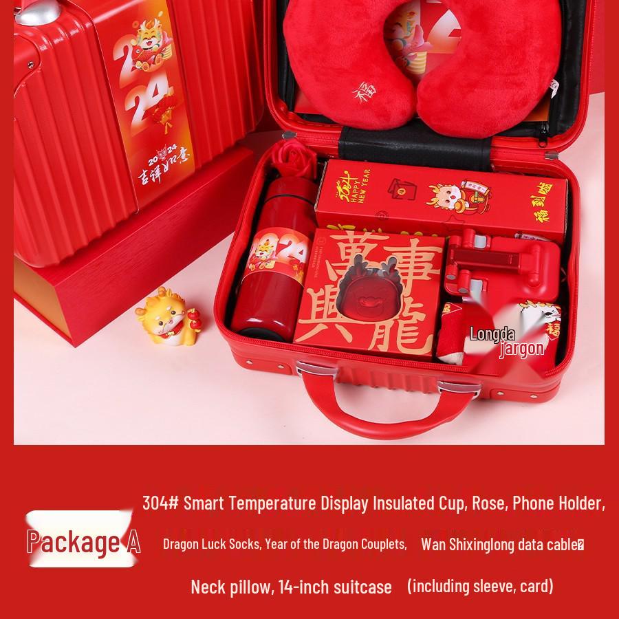 Drachenjahr Isolierbecher Geschenkset für Jubiläen und Firmenveranstaltungen