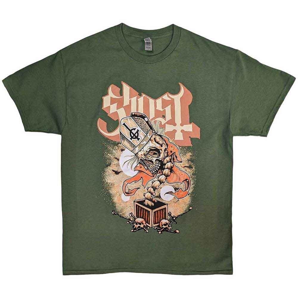 

26 Ghost Jack In The Box Green Shirt S-XXL T-Shirt Official Metal Band Tshirt Unisex T-Shirt XXXXL