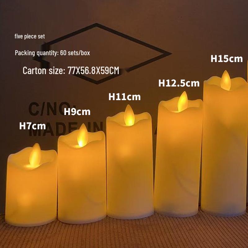 LED Battery Candle Light: Simulated Flame for Birthdays, Romance, Weddings, and Decor