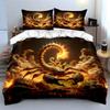 "Fiery Scorpion Art Decor Set" Soft Comfortable Duvet Cover Bedding Set Included 1*Duvet Cover & 2*Pillowcases Gift