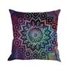 Bohemia Geometric Pattern Flax Pillow Case Car Sofa Cushion Cover