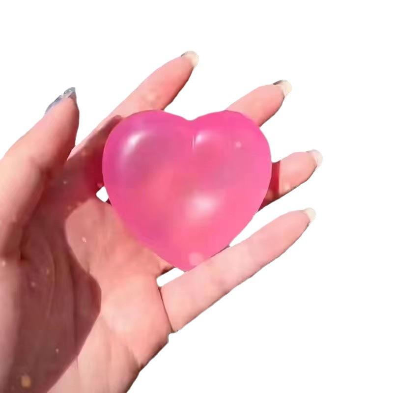 

Color-Changing Heart Squeeze Toys When Exposed To Light Maltose Stress Relief Slow Rebound Fidget Toys Mochi Antistress Toy