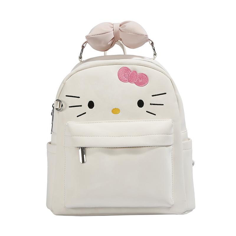 Schoolbag Japanese original cute bow kt cat large capacity backpack girl commuter backpack school bag woman