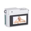 Small Keychain Camera 1080P 2MP 0.96in Color Screen 32GB Memory Card Retro Digital Camera with 4 Filters and LED Flash