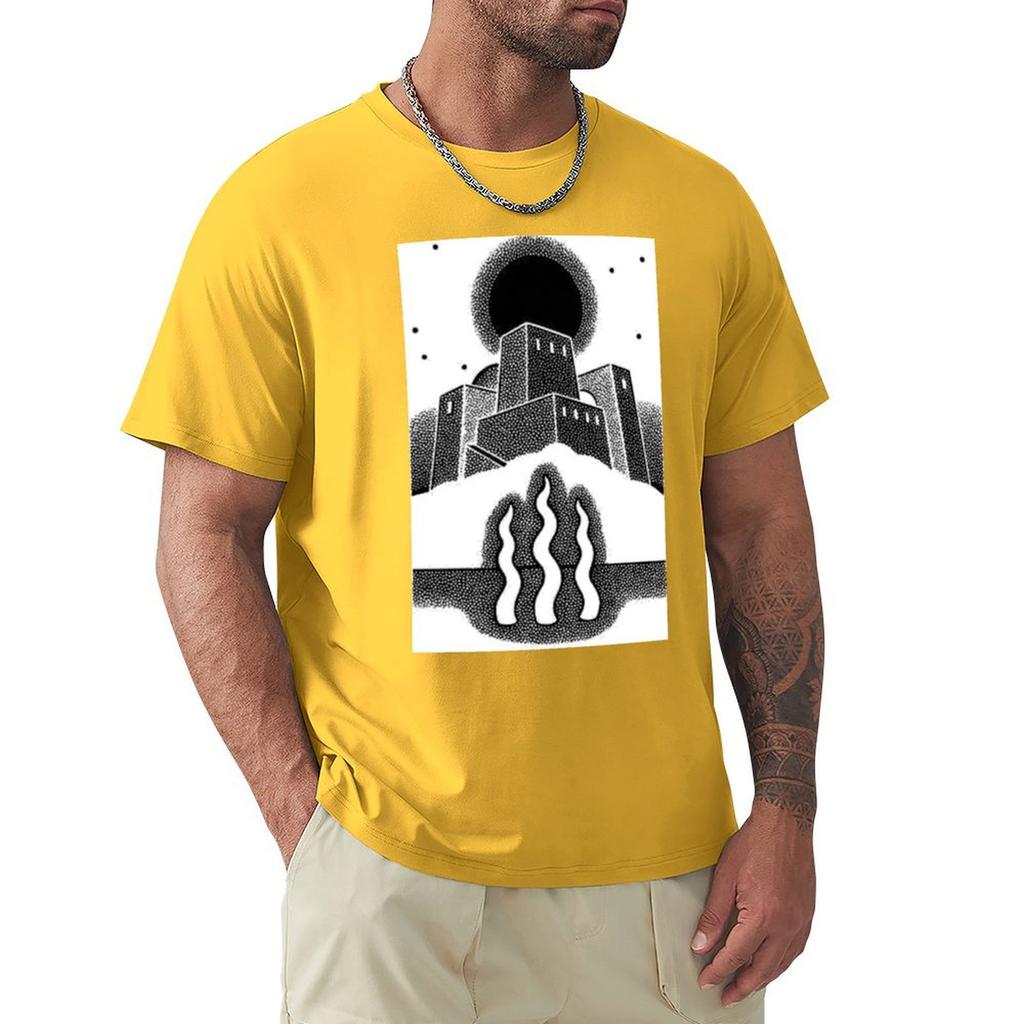 Threshold House T-Shirt Man T Shirt Vintage Clothes Tees Cotton T Shirt Men