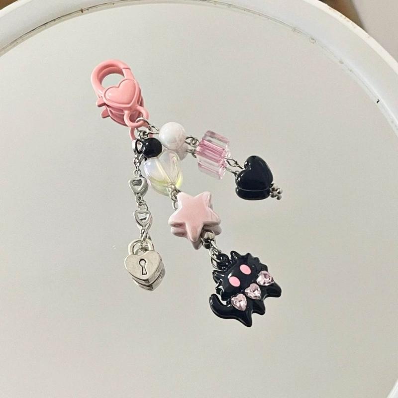 Cute Keychain Lanyard String Butterfly Bowknot Phone Chain Lanyard Y2K Bowknot