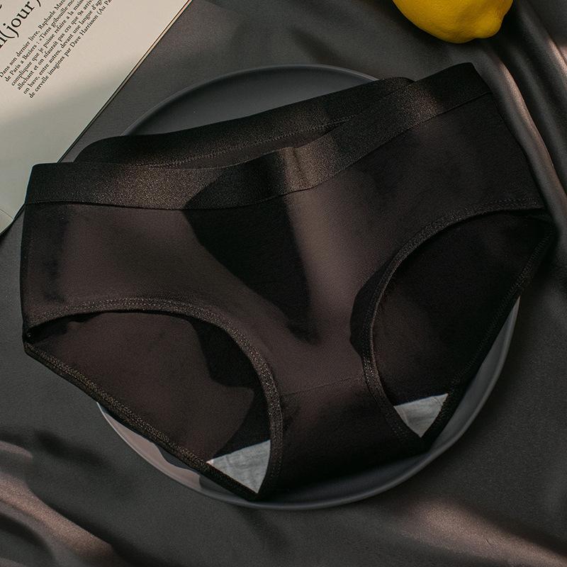 5 Teile/satz 1 Schwarz + 1 Weiß + 1 Lila + 1 Grau + 1 Blau Frauen Baumwolle Höschen Unterwäsche