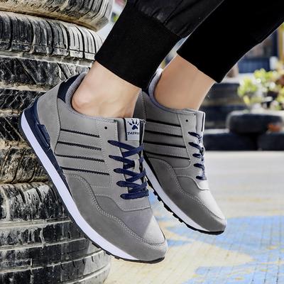 Artificial Leather Men Causal Shoes Male Spring Men Casual Light Shoes Sneakers Lac-up Flats Breathable Outdoors Shoes