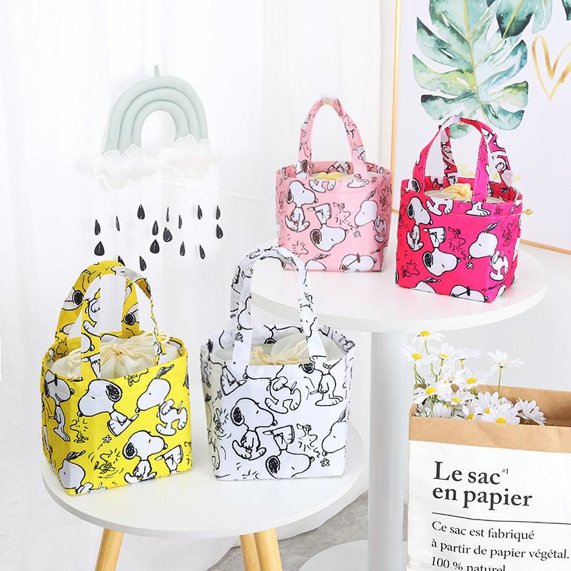 Insulated Bag Lunch With Drawstring For Outings And Picnics