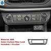 For Jeep Compass  -  Carbon Fiber Interior Gear Box / Engine Push / Glass Lift Button / Air AC Control Panel Cover Trim