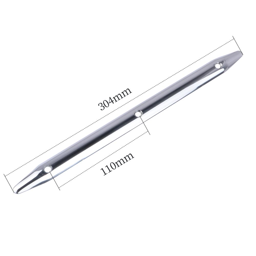 Marine Boat Anti-collision Strip Stainless Steel Anti-rub Bar Retail Bumper Crash Rub Strake