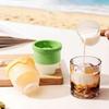 Portable Reusable Ice Ball Mold Silicone Spherical Ice Bucket With Lid Ice Cube Mold For DIY Ice Cream