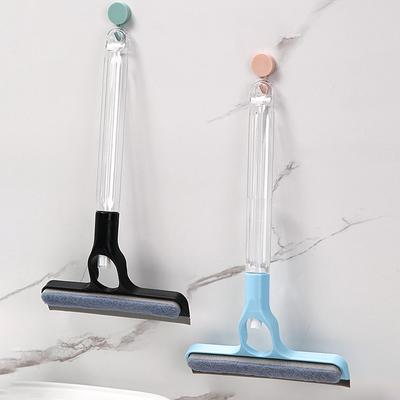 Elde Taşınabilir Ayna Temizleyici Çift Taraflı Cam Kazıyıcı Ev Tipi Banyo Temizleme Aracı Tezgah Üstü Çok Fonksiyonlu Kazıyıcı
