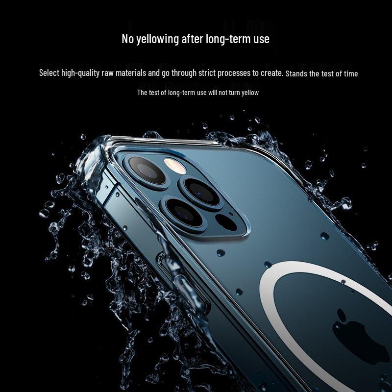 MagSafe Magnetic Transparent Case for iPhone 17 Pro Max/16 Pro - Full Coverage Protective Case