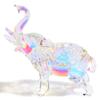Crystal Elephant Statues Glass Elephant Figurines Collectibles Animal Sculpture Lucky Feng Shui Ornament Home Decors