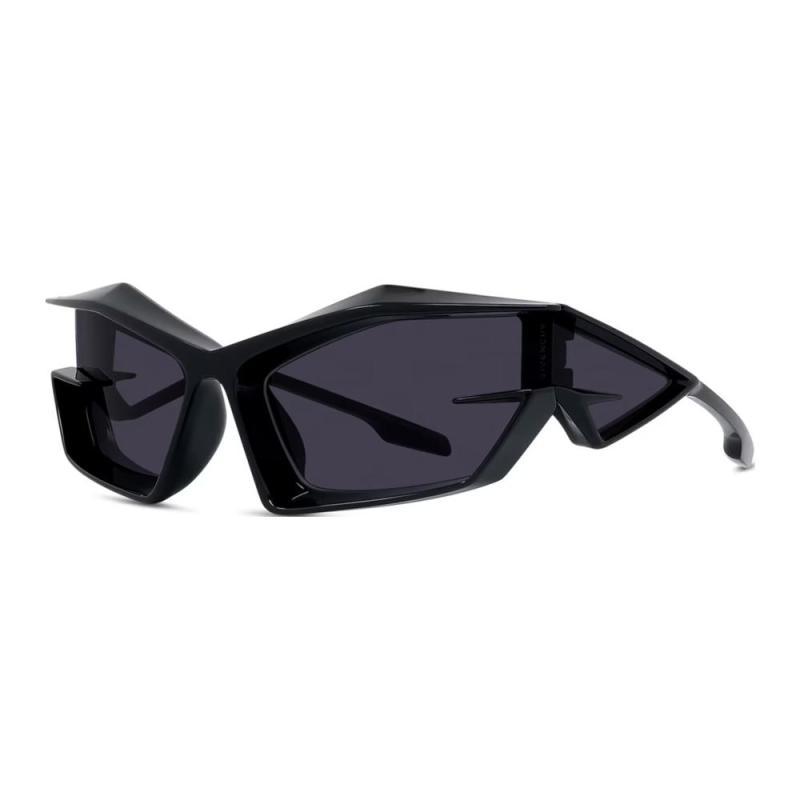

Givenchy temple logo irregular sunglasses women s black 69 чёрный