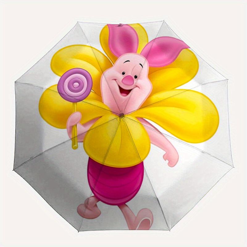 

1pc Piglet Automatic Opening/closing Umbrella , Foldable Sunshade, Perfect Gift for Friends, Durable Plastic Handle yy250804033