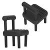 10pcs 1:12 Miniature Dollhouse Furniture Chair Rich Details Realistic Miniature Dining Chair Set for Photo Props