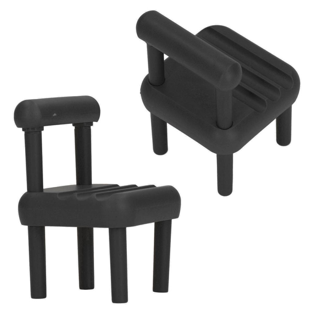 10pcs 1:12 Miniature Dollhouse Furniture Chair Rich Details Realistic Miniature Dining Chair Set for Photo Props