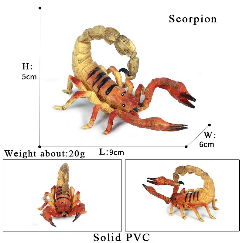 Oenux New Insect Animals Model Butterfly Bee Dragonfly Mantis Ant Snail Action Figures Jouet Collection Decor Kids Education Toy