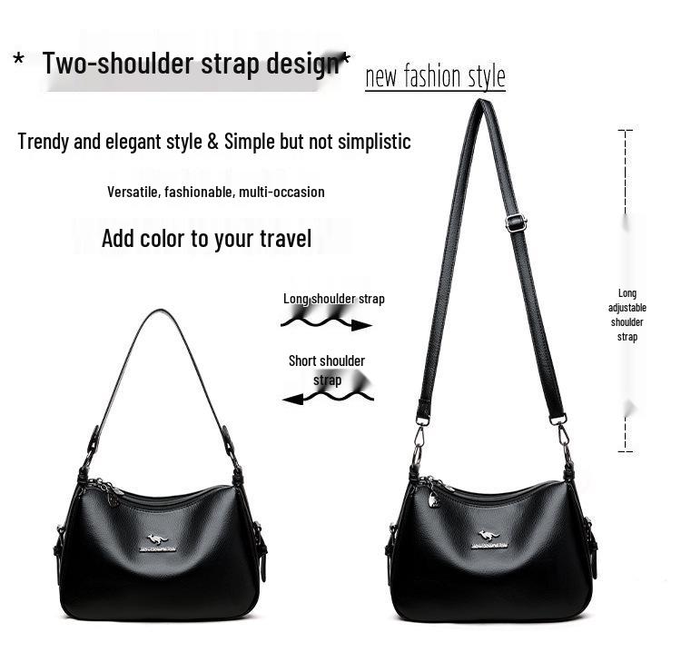 Elegant Women's 2025 Versatile Crossbody Bag: Large Capacity, Single Shoulder, Perfect for Casual or Commuting.