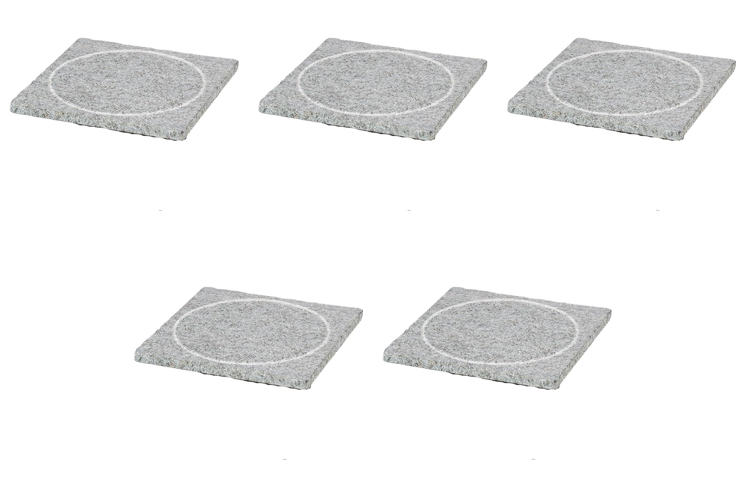 

Набор из 5 квадратных каменных гриль-тарелок 18 см x 18 x Продается стейковая топка и базовая плита Сделано в Сетомонохонпо [18 1 см] тарелки, камень, плита, отдельно,