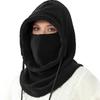 Winter Women and Men Outdoor Ear Protection Warm Thick Plush Wool Hat Female Soft One-Piece Cap Scarf Ladies Fashion Prevent Cold Wind