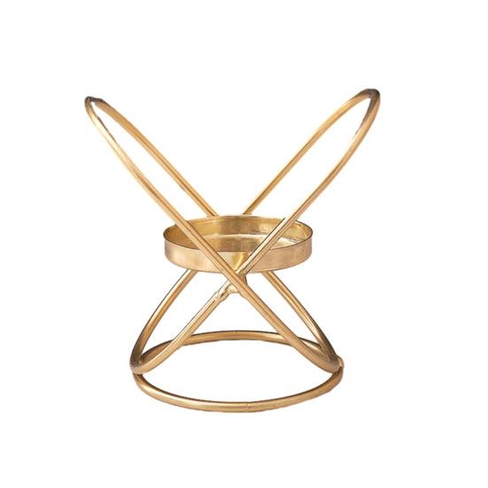 1/3/4/5-Candle Iron Candle Holder Decorative Tabletop Candlestick Holder Stand for Wedding Event Mantel Kitchen Dining Table Decor